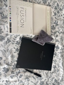 ROCKETBOOK Fusion Executive Black Notebook. Size 8.5x11 New