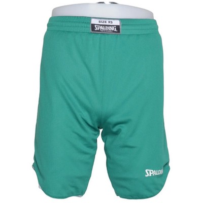 Spalding, Basketball Shorts, Größe: XS, Grün/Weiß, Mesh, Herren #pRU