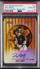 2019 BOWMAN'S BEST 1999 FRANCHISE FAVORITES AUTO GOLD JOEY BART 21/50 PSA 10  