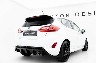 Maxton Design Heckansatz Diffusor V.2 passend für Ford FIesta Mk8 ST schwarz Hoc