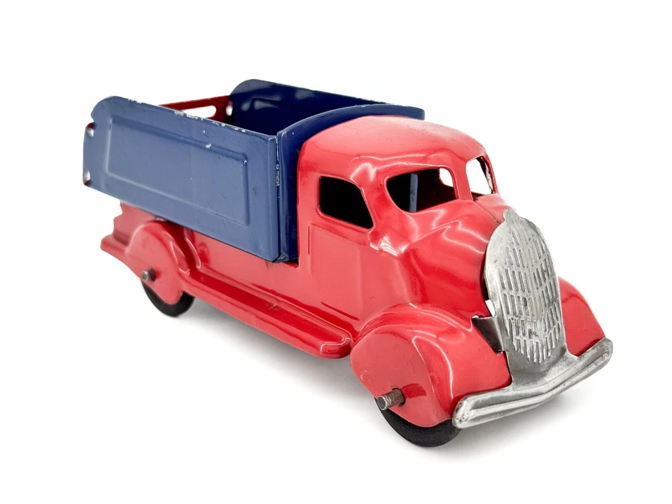 Camión Marx Studebaker 6,5" temprano cabina sobre hombre cueva Wyandotte juguete acero ¡GUAU! Foto 2 de 4