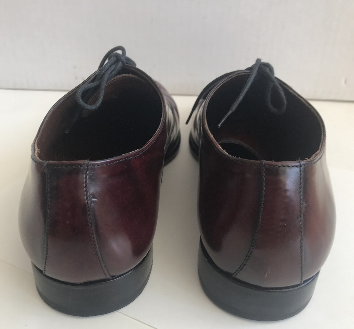 Bruno Magli Men’s Dark Burgundy Leather Lace-Up Oxfords Santino Classic Derby – Bruno Magli main image 3