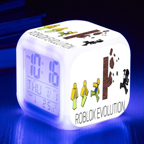 SALE Cartoon Alarm Clock 7 Color Changing Night Light Alarm Clock Kids Toy Gift - Picture 10 of 48