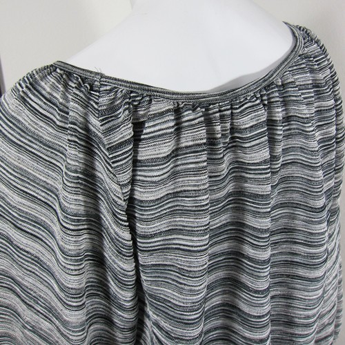 UNLISTED A Kenneth Cole Production Long Sleeve Blouse Size XL Black White - Bild 5 von 6