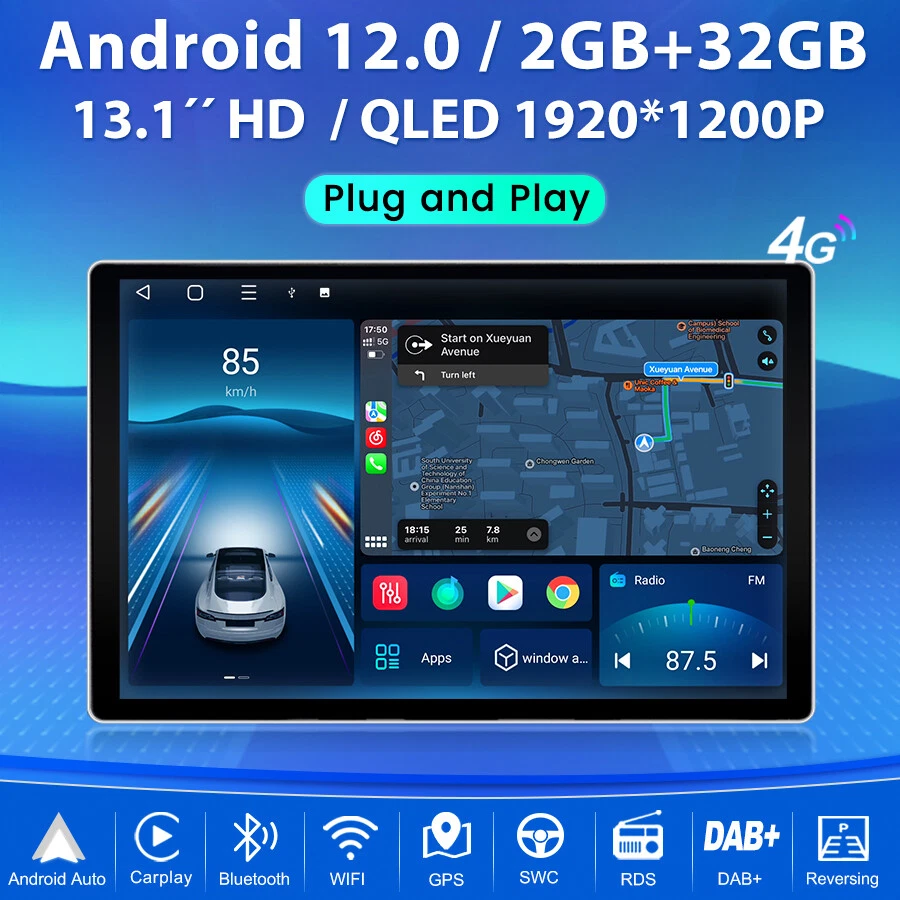  car stereo wifi android12 