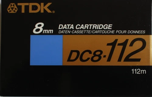 TDK cartuccia dati 8 mm DC8-112M