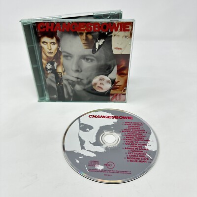 David Bowie 1990  ChangesBowie  CD (RYKODISC) Ziggy Stardust, GREEN CASE