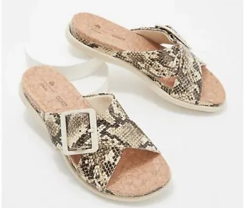 CLOUDSTEPPERS by Clarks Slide Sandals - Step June Shell  US 12M  A374634