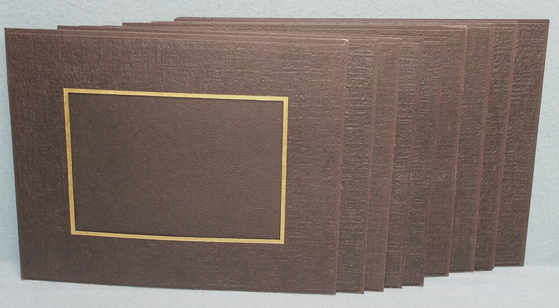 10 Pieces of 8" x 10" photo mats