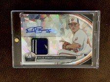 2013 Bowman Platinum Dylan Bundy Atomic Cracked Ice Jumbo Patch Auto 5/5 RC Rare