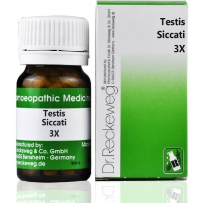 2 Packs Dr Reckeweg Germany Testis Siccati 3x,20g Tablets For Men Free Shipping
