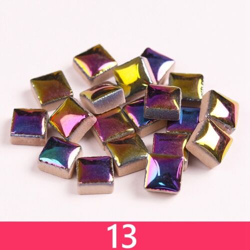 1cm 200g Carré Céramique Mosaïque Tuiles Main Matériaux DIY Mural Art Décoration - Afbeelding 17 van 50