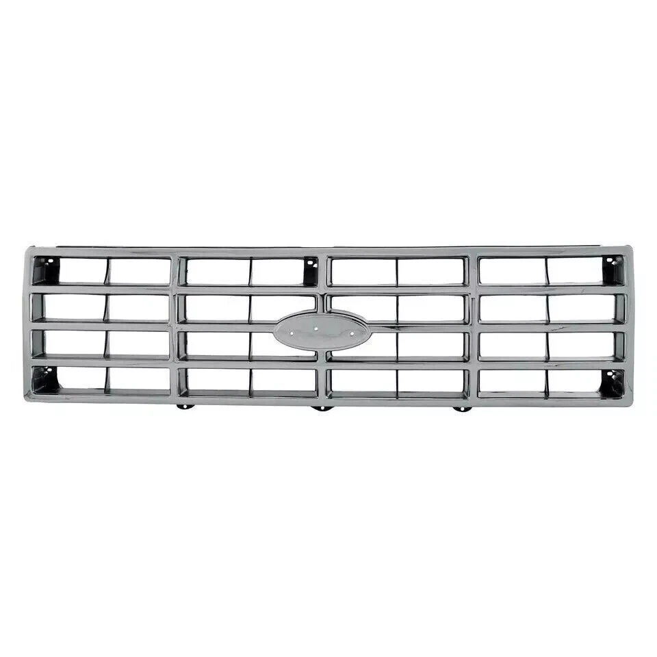 NEW FRONT GRILLE GRILL CHROME PLASTIC FOR 1980-1986 FORD BRONCO F-150 FO1200118 - Image 2 of 4