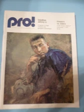 PRO MAGAZINE GOODBYE JOHNNY U. DEC. 1, 1974 STEELERS VS. OILERS