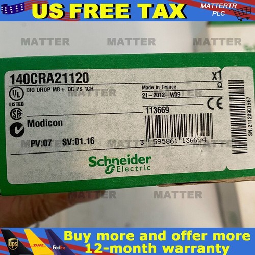 Schneider 140CRA21120 Modicon NEW SEALED BOX