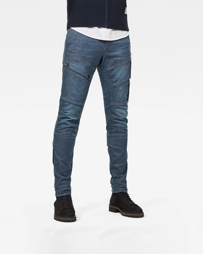 G-Star RAW Men's Airblaze 3D Skinny Jeans Worn in Gravel Blue | eBay