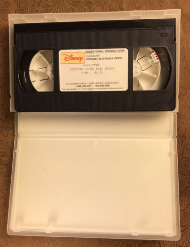 Disney Educational Productions: Getting Along With Rules VHS 1990 Walt Disney - Picture 4 of 4