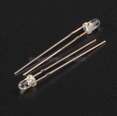 100Stks 3mm IR infrared LED 940nm Lamp High Power NEW