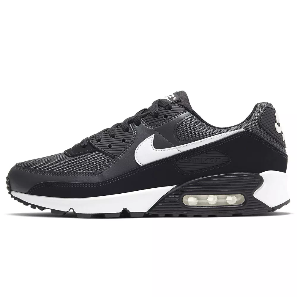 Nike Air Max 90 Herren 40 41 42 43 44 45 Schuhe Schwarz Grau Gymnastik Sport | eBay