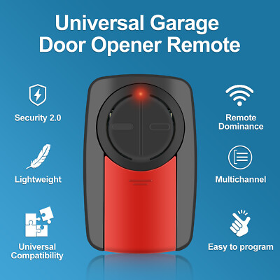 For LiftMaster 380UT 2-Button Universal Remote Control Transmitter