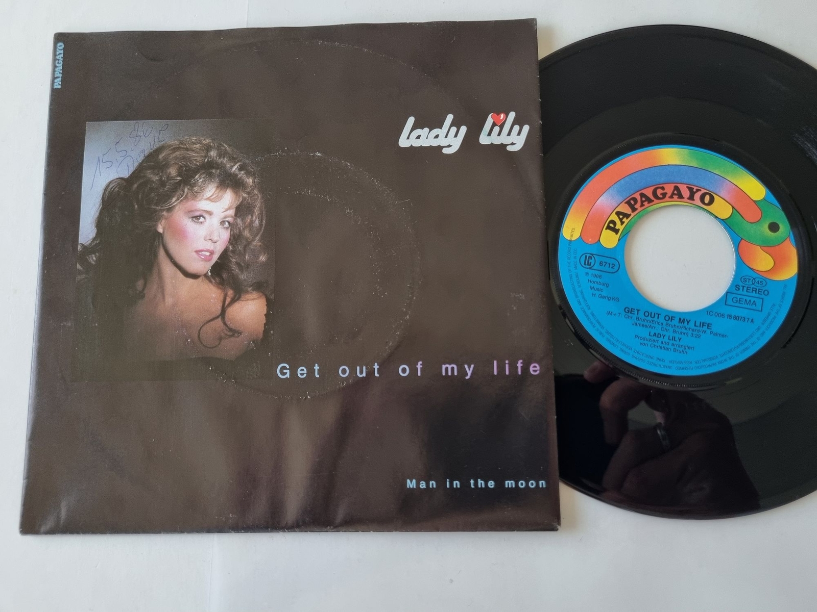 Lady Lily - Get Out Of My Life 7'' Vinyl Germany