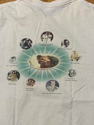 Vintage Nick At Nite TV Land Promo Shirt Mens XL Nickelodeon Cher Ed Sullivan