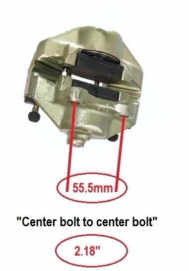 NUEVO Pinza de disco de freno delantera VW Beetle Bug Sqaureback Karmann Ghia T-3 a 3/1971 Foto 2 de 4