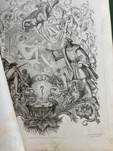 Goethe Faust 1. und 2. Teil 1854 Ledergebunden 214 Seiten - Bild 7 von 13
