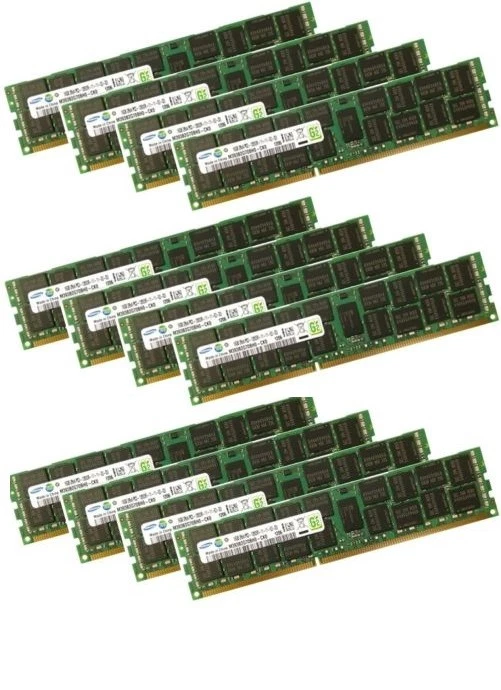 12x 16GB 192GB RDIMM ECC 1600Mhz DDR3L RAM für HP (-Compaq) Proliant DL360p Gen8