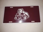 Mississippi State Bulldogs NCAA Metal License Plate