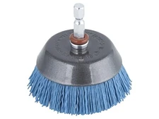 2729000 Cup brush 65mm Mounting: 1/4", Hexagonal V: wire Plating: nylon WOLFC...