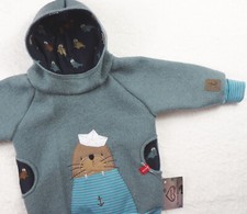 niciart design   walking sweater walk hoodie   wool walk jacket replacement   old mint walrus