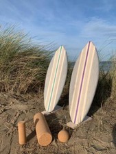Handgemachtes Balance Board inkl. Bodenständ...