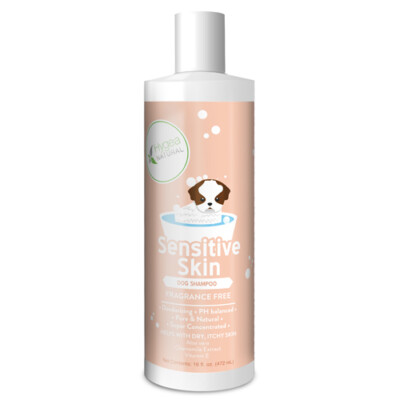 Hygea Sensitive Skin Oatmeal Dog Shampoo   Gentle, Fragrance-Free, pH-Balanced