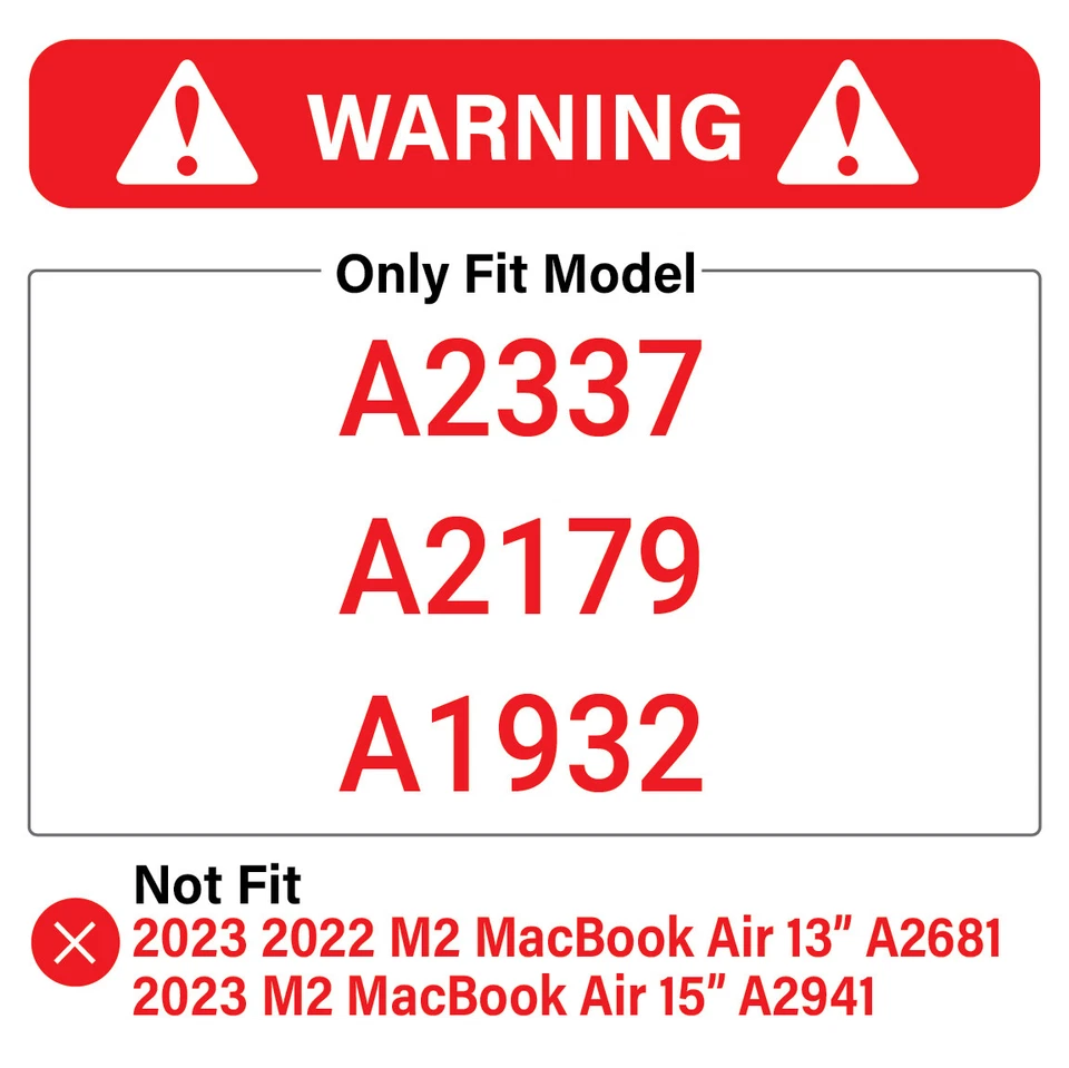 IBENZER Case Compatible with MacBook Air 13" M1 A2337 A2179 A1932 - Image 4 of 4