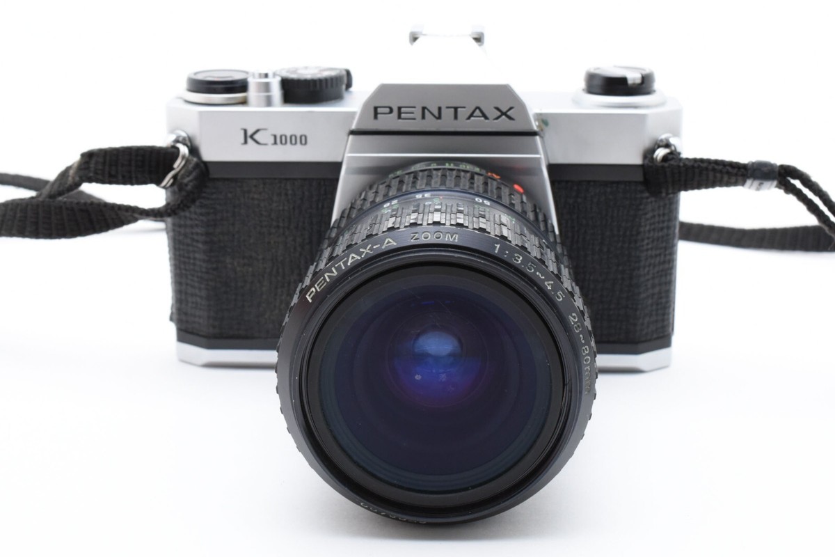 PENTAX K1000 28mm〜80mmレンズ付き Asahi Pentax K1000 w Pentax-A Zoom 28-80mm F/3.5-4.5 Lens