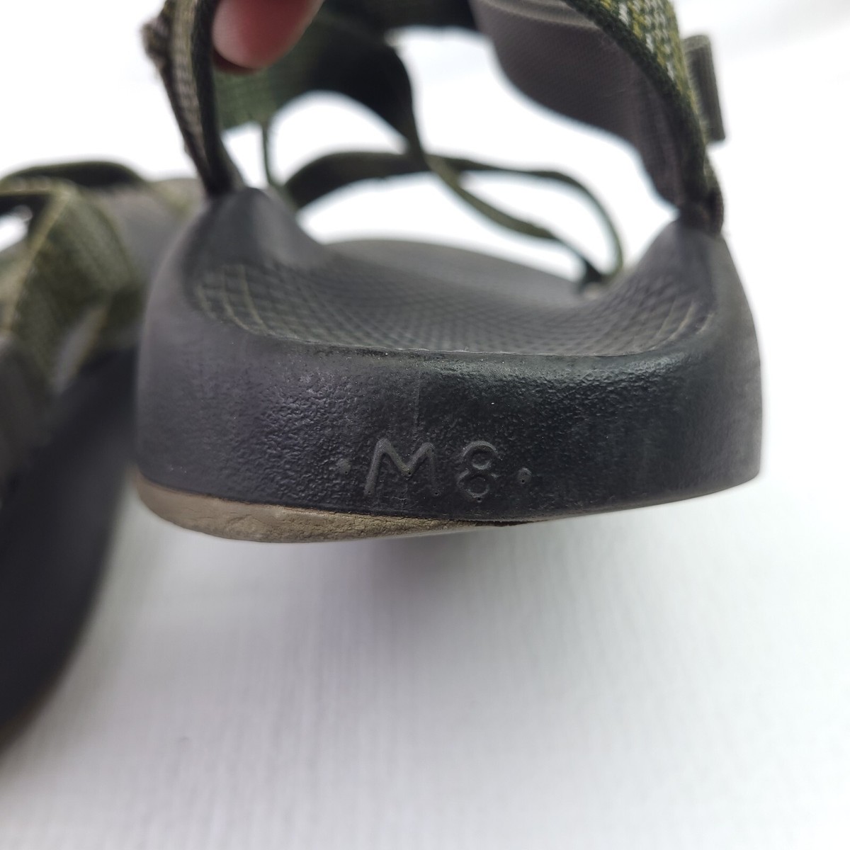 Chaco Men Size 8 Z Cloud Green Strappy Sandals Open Toe  display picture 1