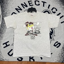 VTG 90s Warner Bros Tasmanian Devil Taz Judo Martial Arts T-Shirt YOUTH XL READ