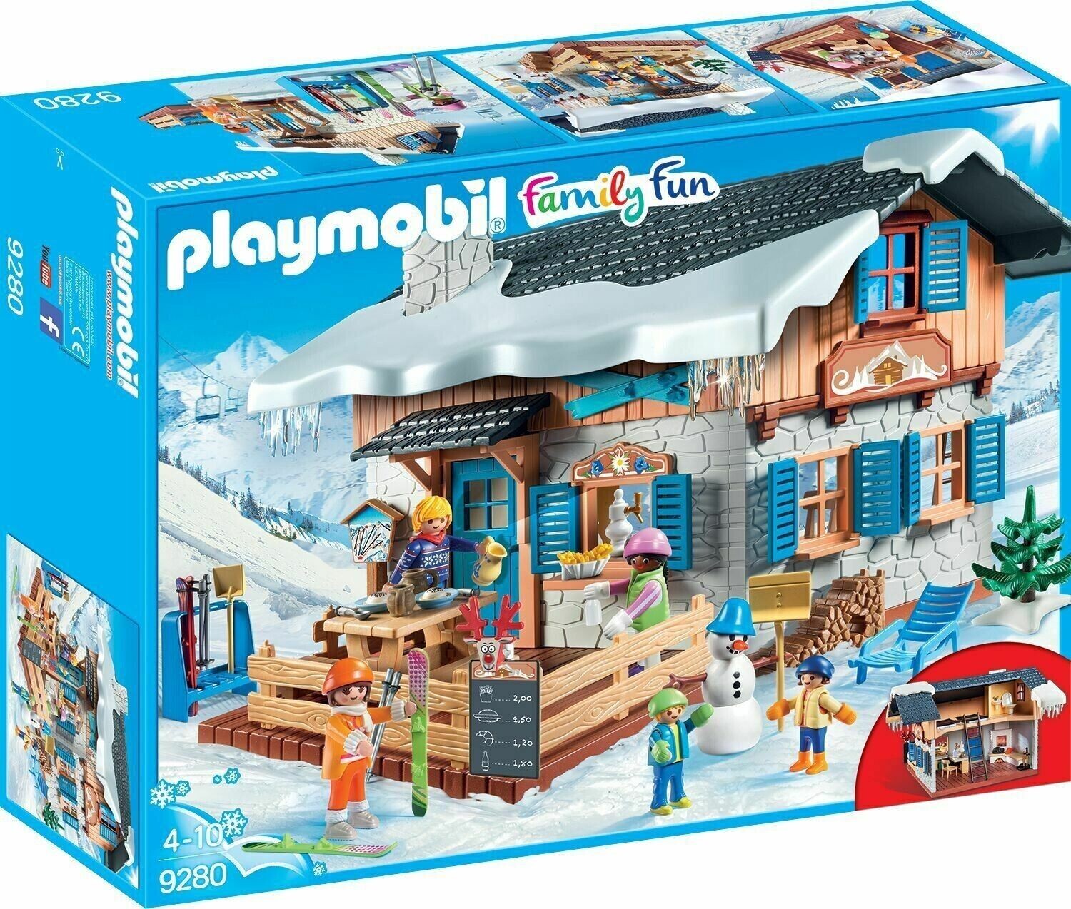Playmobil Family Fun 9280 - Ski Hut NEW - FREE SHIPPING | eBay