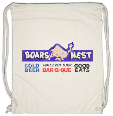 Boars Nest Turnbeutel The Dukes Bar Sign Symbol Logo of Hazard Company Club