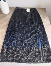 Whistles Women’s Skirt. Brand New With Tags RRP £139. Stunning Navy And Black