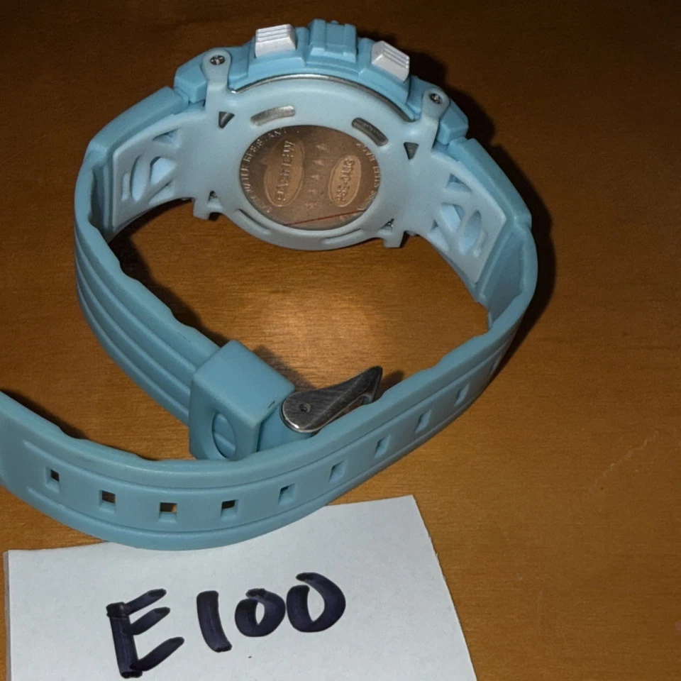 Аналоговые цифровые наручные часы Pasnew с ремешком с пряжкой водонепроницаемые синие PSE-048G - Изображение 2 из 3