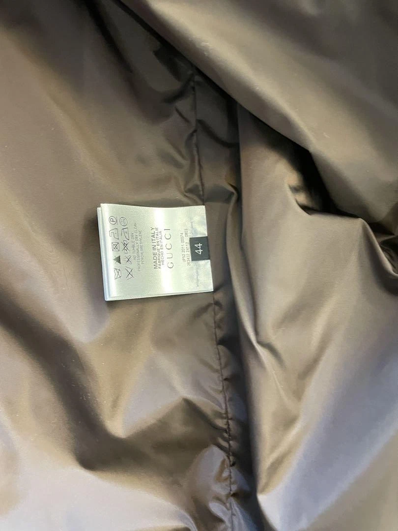 Giacca a vento Gucci nylon uomo taglia 44 leggera impermeabile ottima