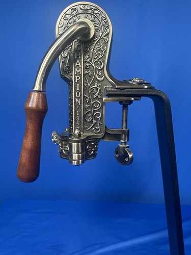 Vintage Roger Champion Model 1897 Countertop Wine Bottle Corkscrew Opener Corker - Picture 14 of 20