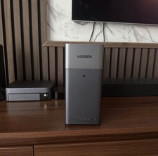 UGREEN NASync DH2300 2 Bay Desktop NAS, 4GB RAM, NFC One-Touch Connection