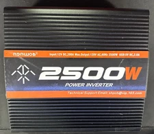 2500 watt power inverter for car truck RV vehicle 12v to 110v car power inverter
