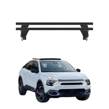 Menabo Dachträger Grundtäger für Citroën C4 mk3 2020-2025 50kg Alu Schwarz 2 tlg