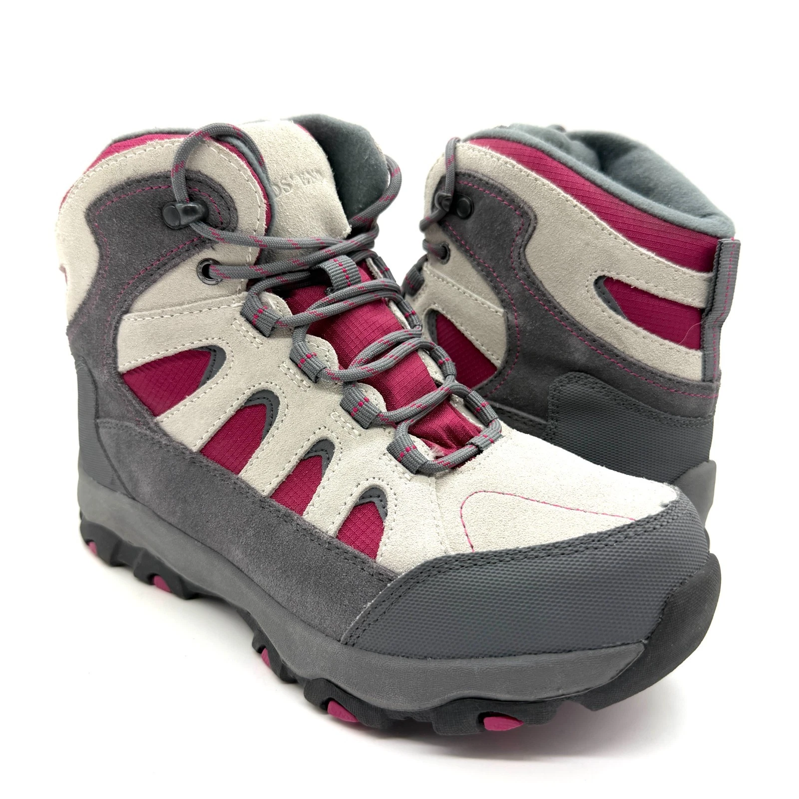 Land's End Suede Trekker Snow Boot 406464 Womens 7.5