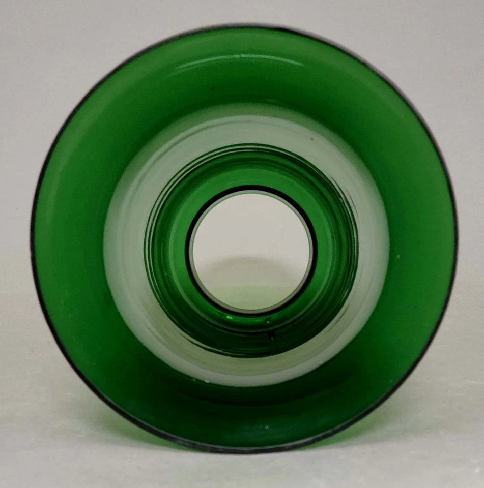 Juego de montaje Hurricane Shades vidrio infundido color VERDE 7" diámetro 11" alto 3,5"/2 Foto 4 de 4