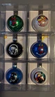 RARE Lot of 6 Grateful Dead Christmas Ornament Santa's Rock Shop New Old Stock